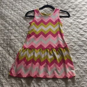 Cotton dress zigzag child large